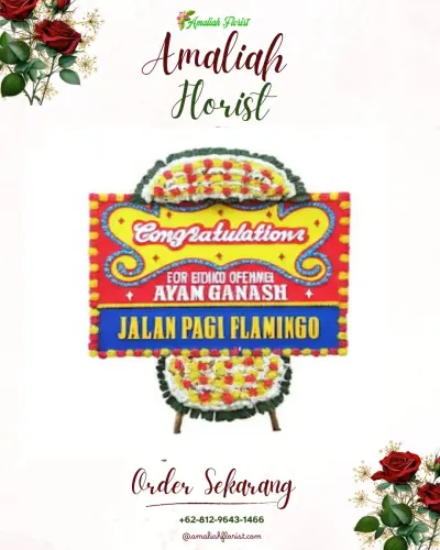 Bunga Papan Congratulation di Cepokomulyo